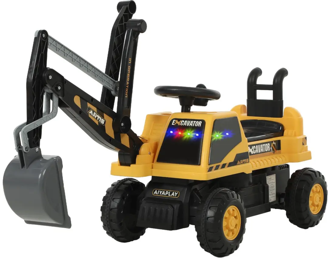 Aiyaplay Kids Ride-on Construction Car-Kunststof, Metaal-113L x 36B x 57H cm-Gee