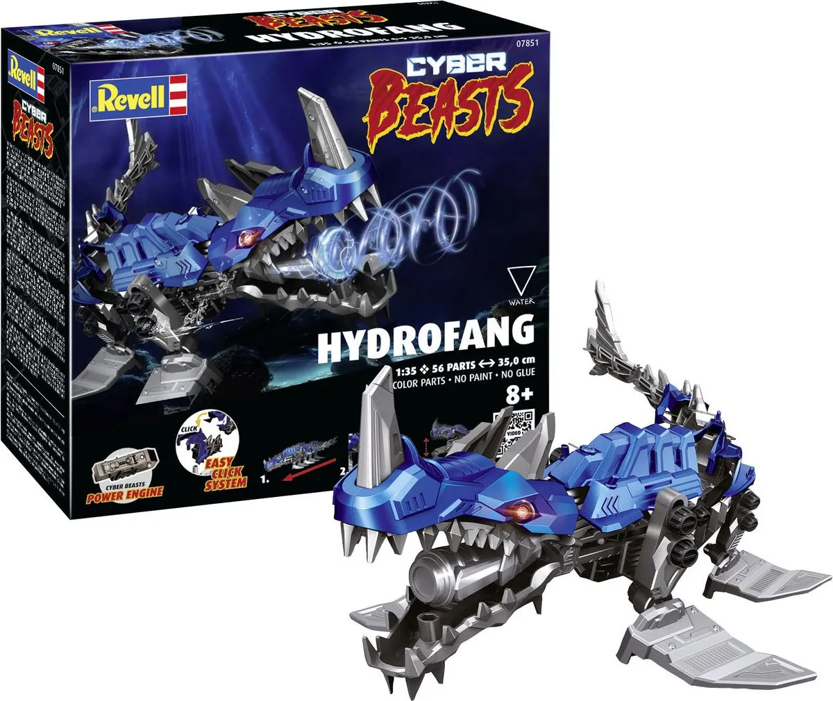 Revell CyberBeasts HydroFang Modelbouwpakket 1:35
