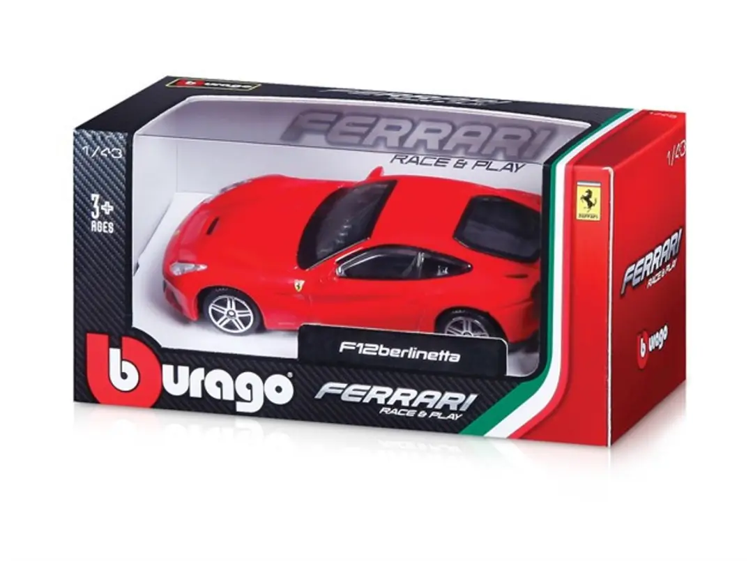 BBURAGO Ferrary R&P 1:43 Voorgemonteerd Supersportwagen miniatuur