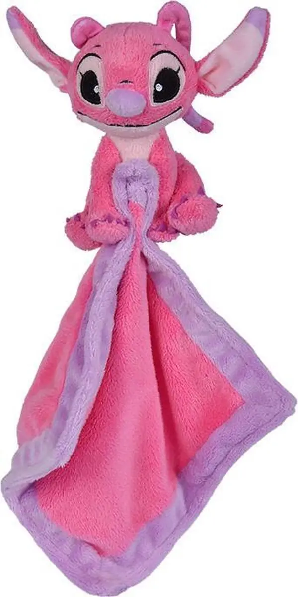 Simba Disney Lilo & Stitch Angel Knuffeldoek 37cm - Blauw - afbeelding 2 van 3