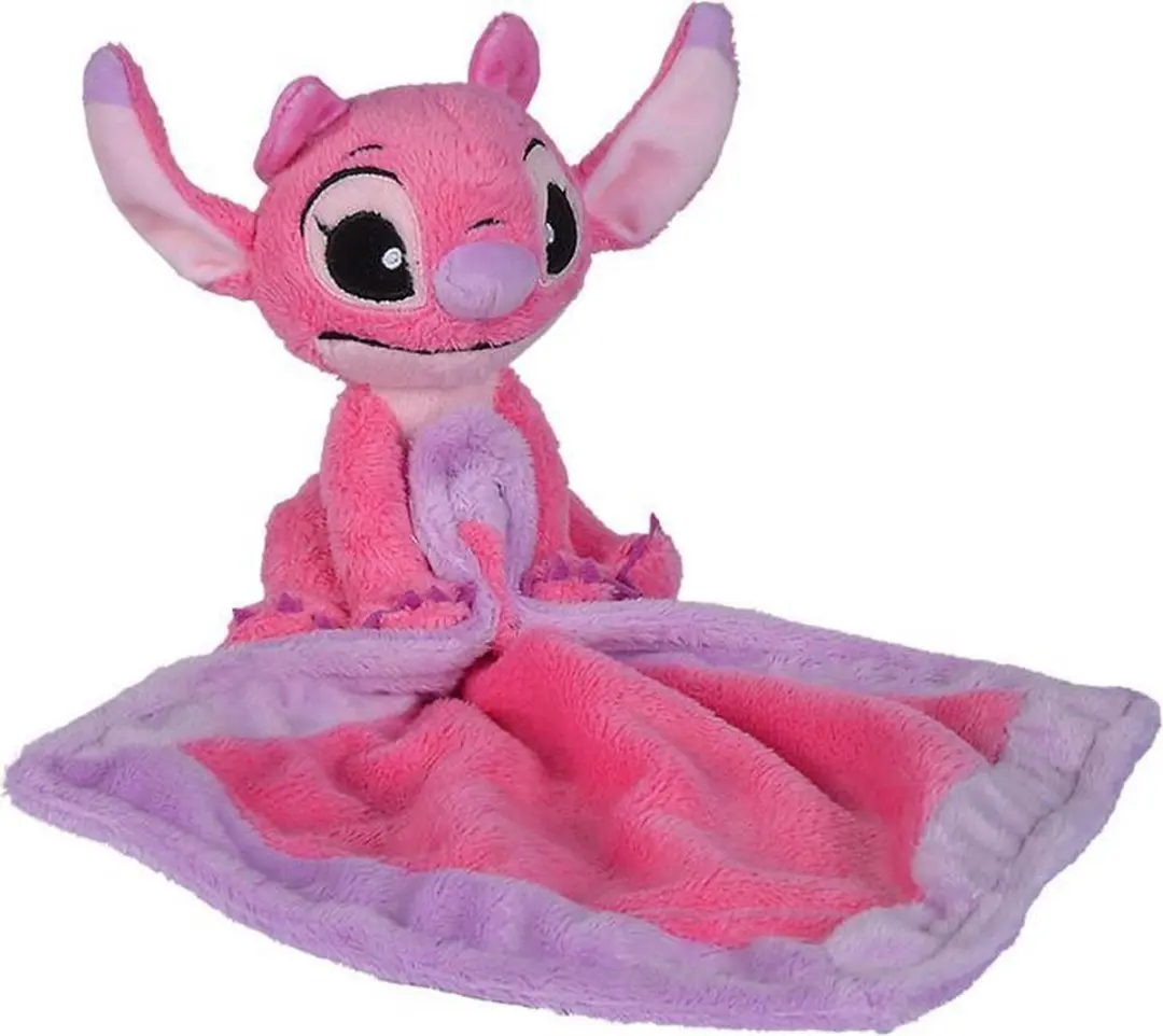 Simba Disney Lilo & Stitch Angel Knuffeldoek 37cm - Blauw - afbeelding 3 van 3