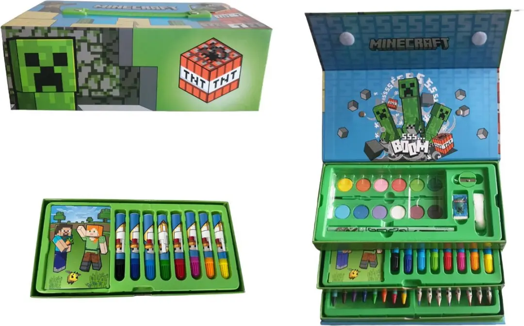Minecraft Tekendoos Tekenen Jongens Knutselen Meisjes