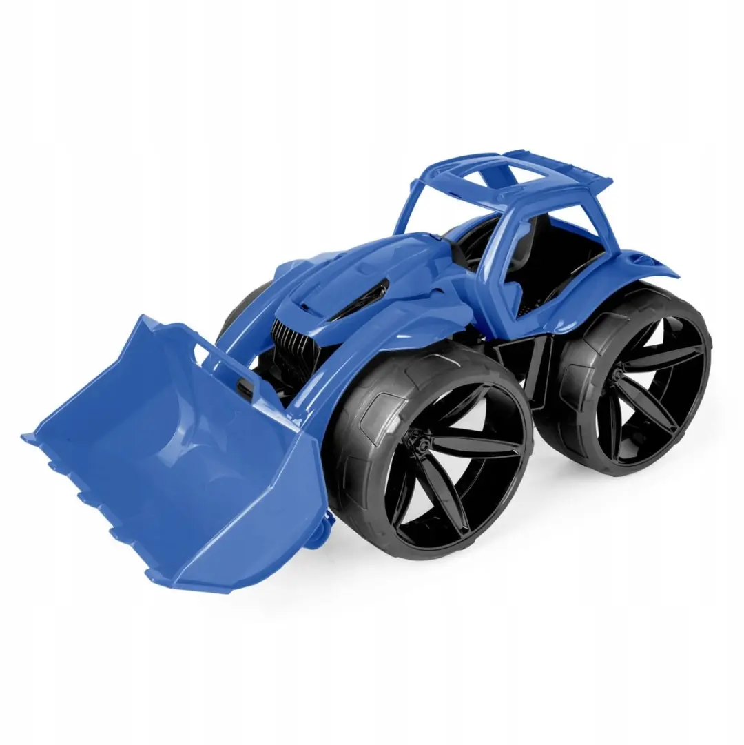 Maximus Bulldozer - Grote Blauwe Bouwvoertuig 68cm