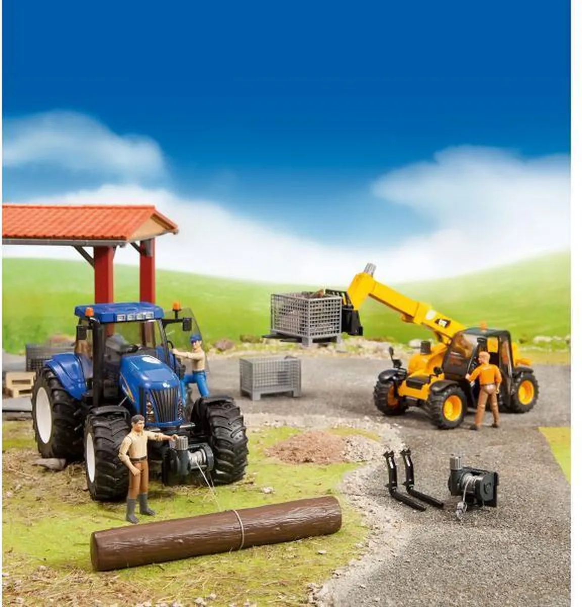 Bruder Caterpillar Telehandler 2141 - Geel
