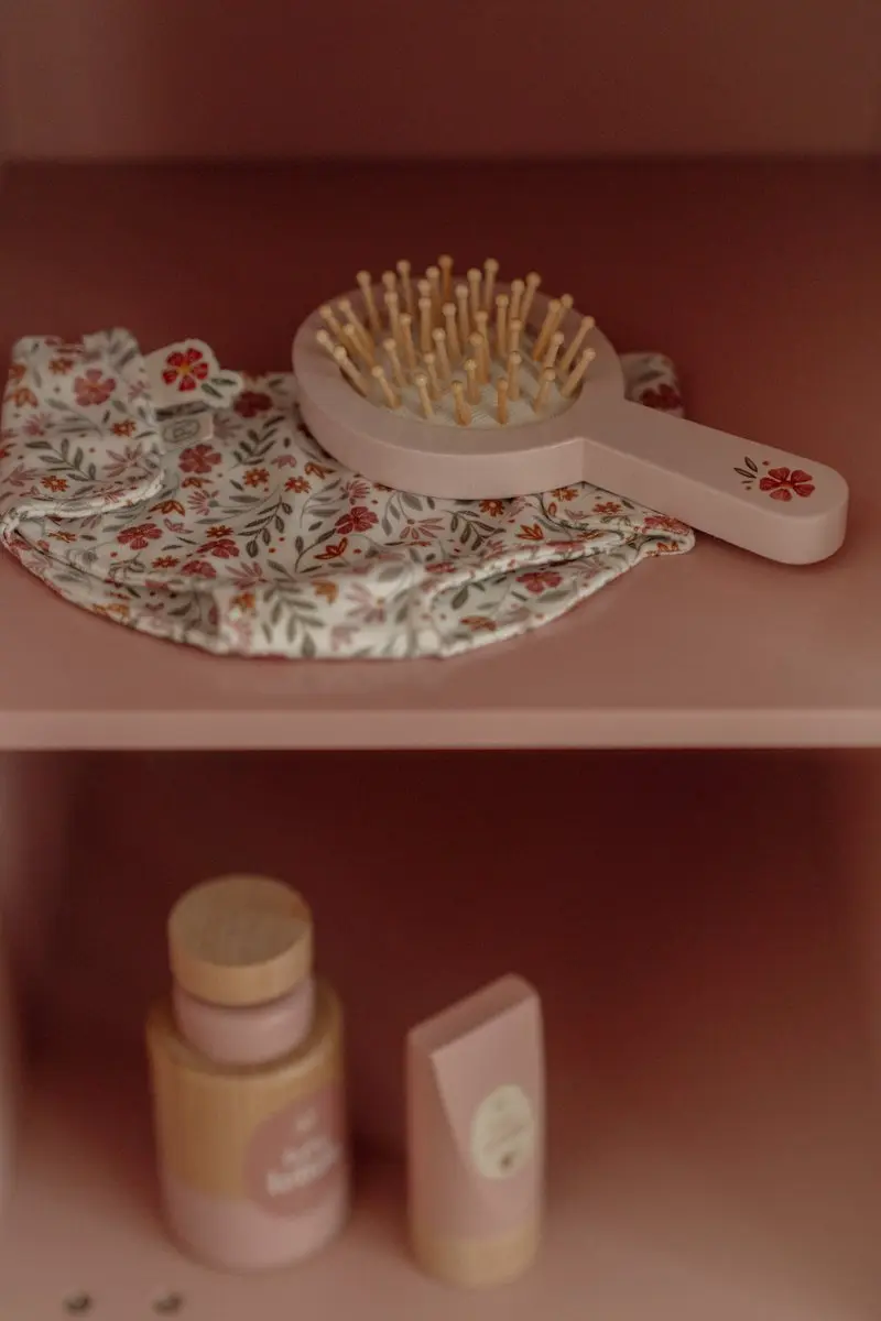 Little Dutch Houten Poppencommode - Roze