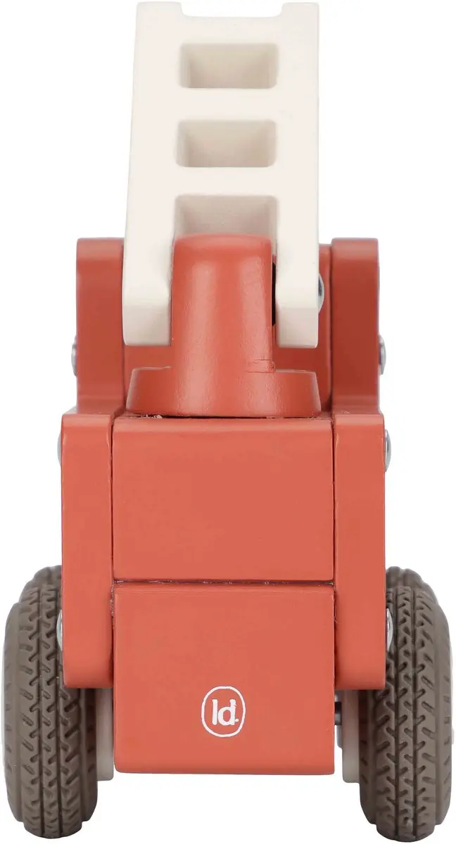 Little Dutch Brandweerwagen Pegdoll Hout - Rood