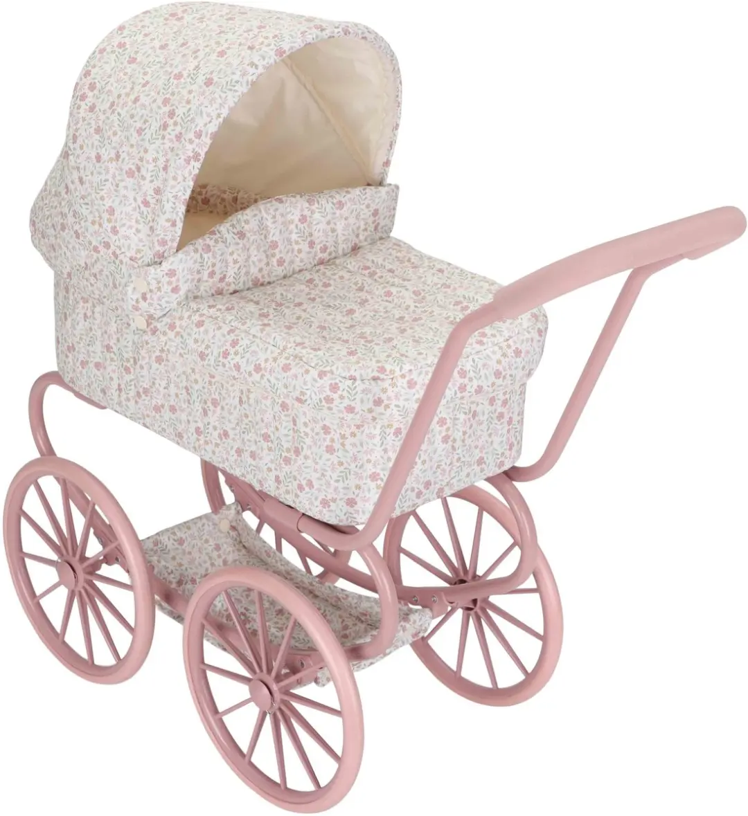 Little Dutch Poppenwagen Soft Flowers LD4586 - Roze - afbeelding 6 van 6