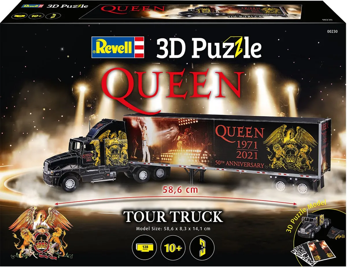 Revell 3D Puzzel Queen Tour Truck 50th Anniversary