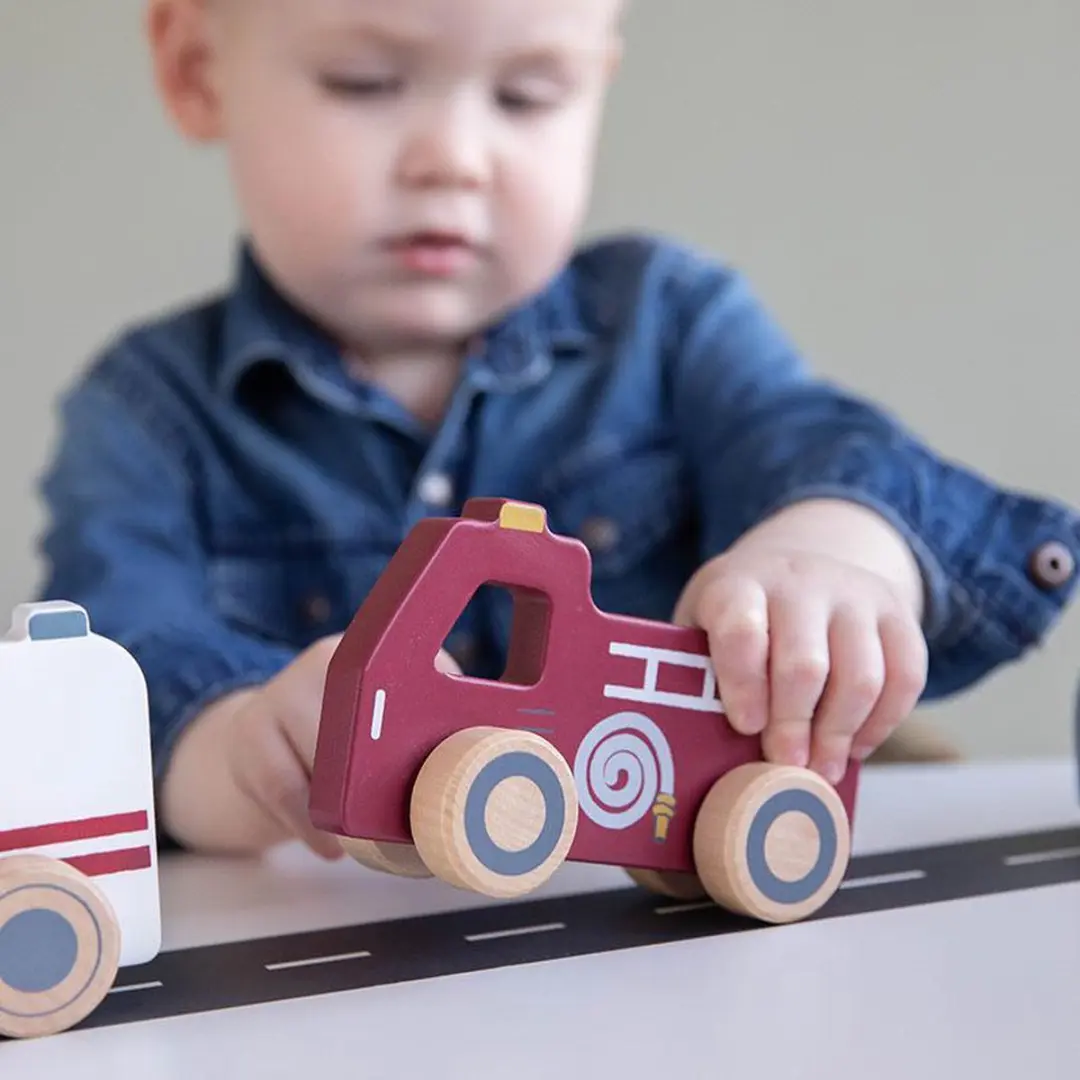 Little Dutch Hulpverleningsauto Blauw LD4388 - afbeelding 5 van 6