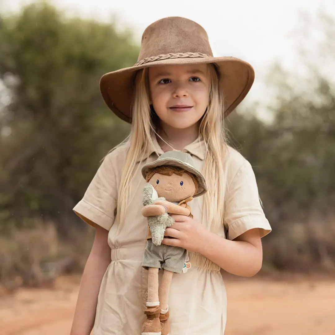 Little Dutch Safari Friends Knuffelpop Jim - Groen