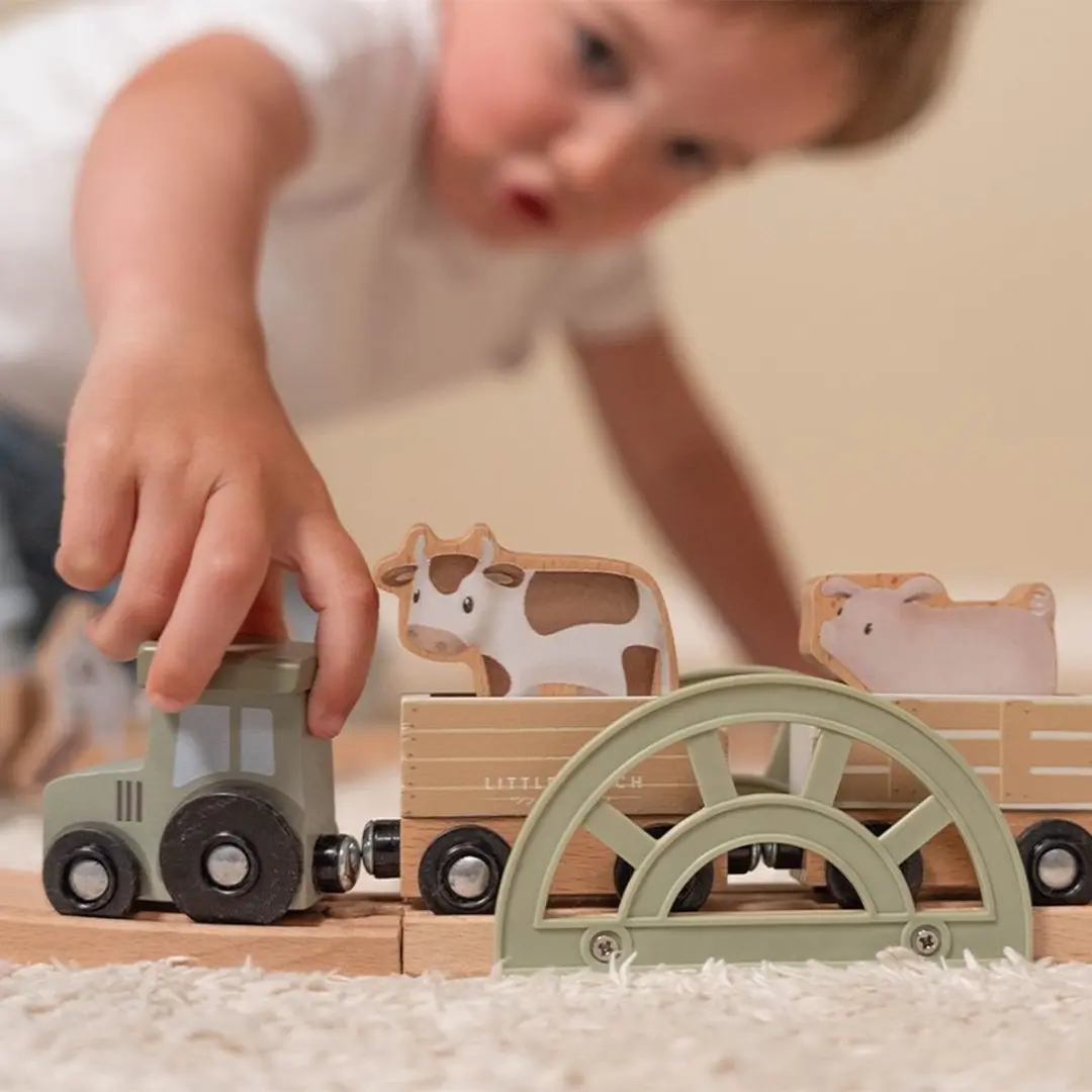 Little Dutch Little Farm Treinset LD7151 - 29 Stukken