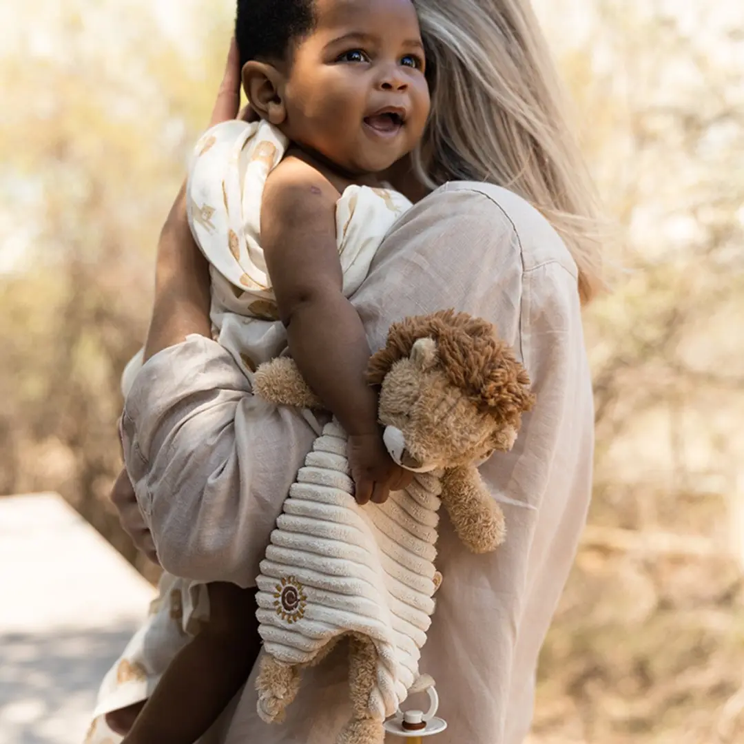 Little Dutch Safari Friends Knuffeldoekje - Leeuw Beige