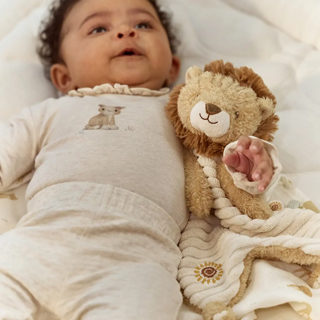 Little Dutch Safari Friends Knuffeldoekje - Leeuw Beige