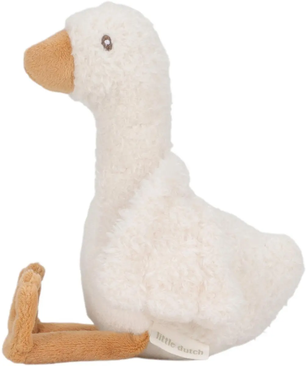 Little Dutch Newborn Naturals Knuffel Little Goose 17cm - Naturel