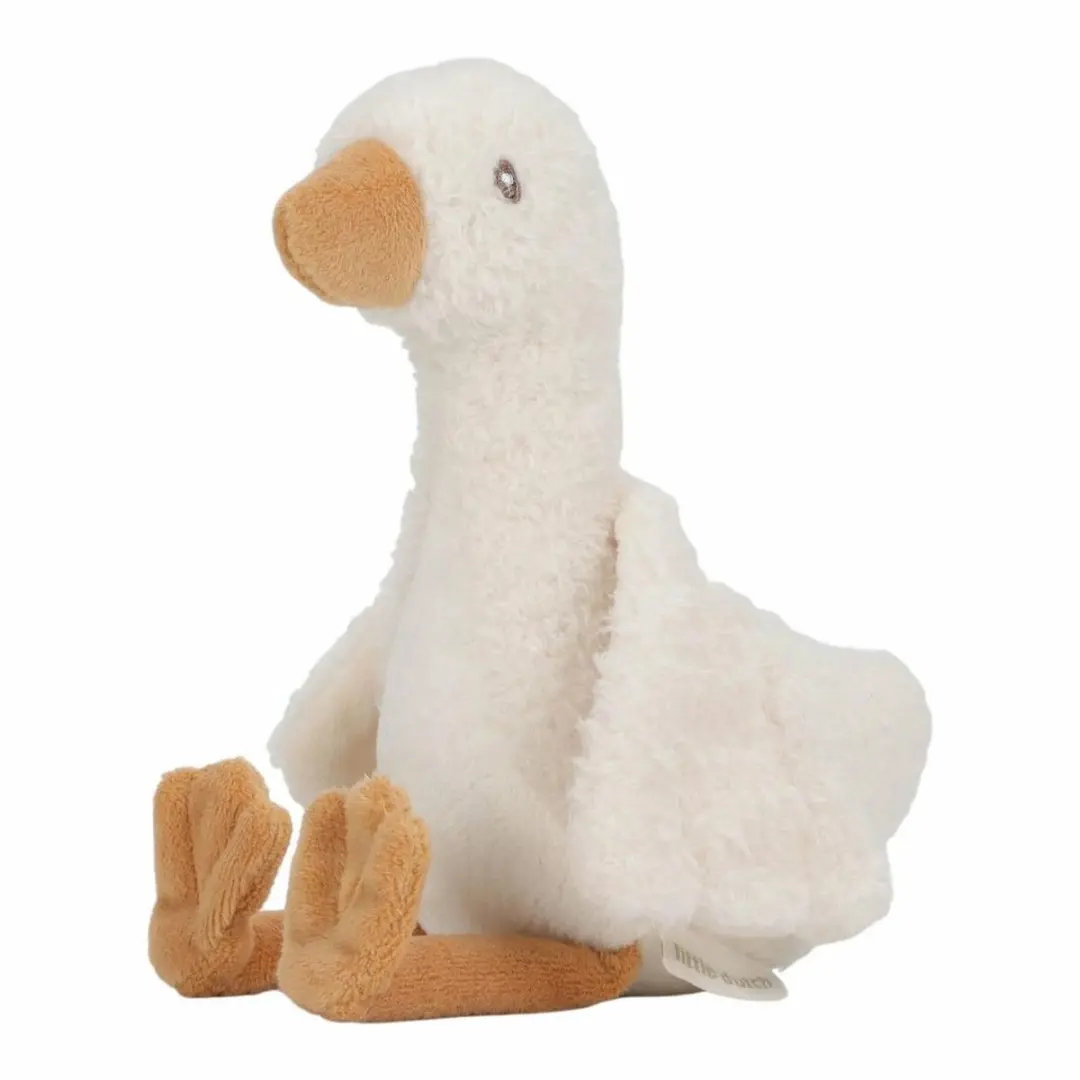 Little Dutch Newborn Naturals Knuffel Little Goose 17cm - Naturel