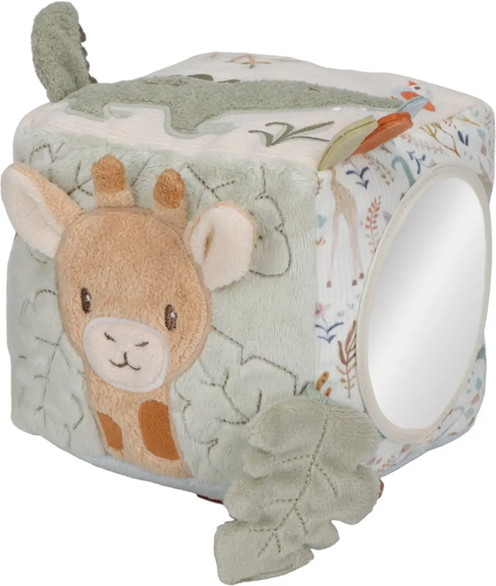 Little Dutch Safari Friends Activiteitenkubus - Multicolor