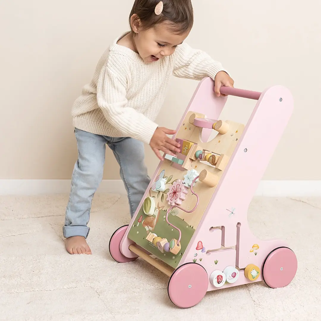 Little Dutch Activiteiten Loopwagen Fairy Garden - Roze