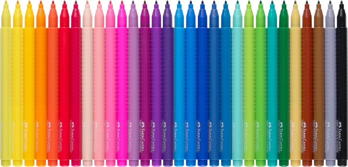 Faber-Castell Grip Viltstiften - 30 Stuks - FC-155335