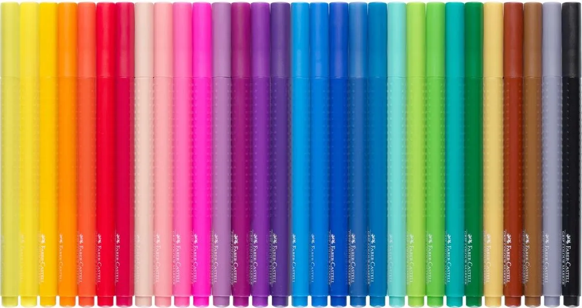 Faber-Castell Grip Viltstiften - 30 Stuks - FC-155335 - afbeelding 6 van 6