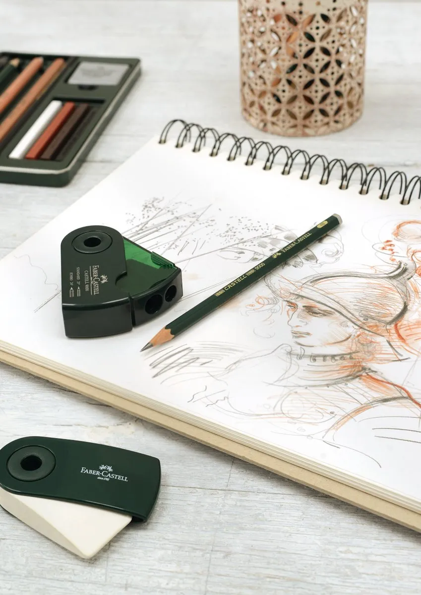 Faber-Castell Pitt Monochromos Artist Set 86-delig - Houten Koffer