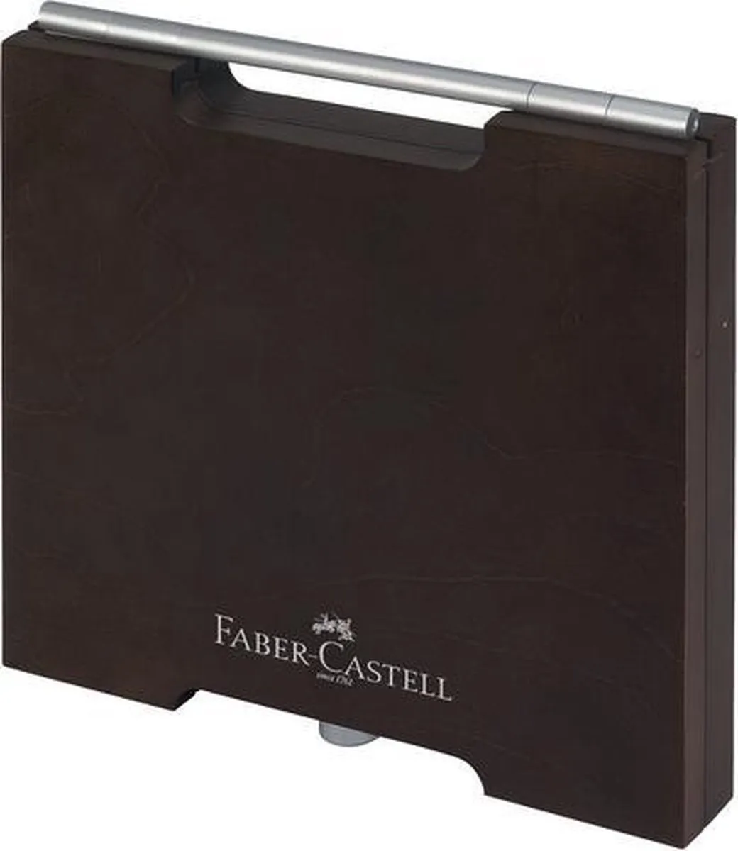Faber-Castell Pitt Monochromos Artist Set 86-delig - Houten Koffer