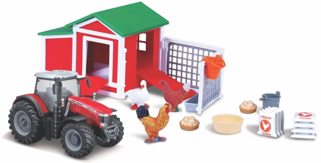 Bburago Massey Ferguson Playset