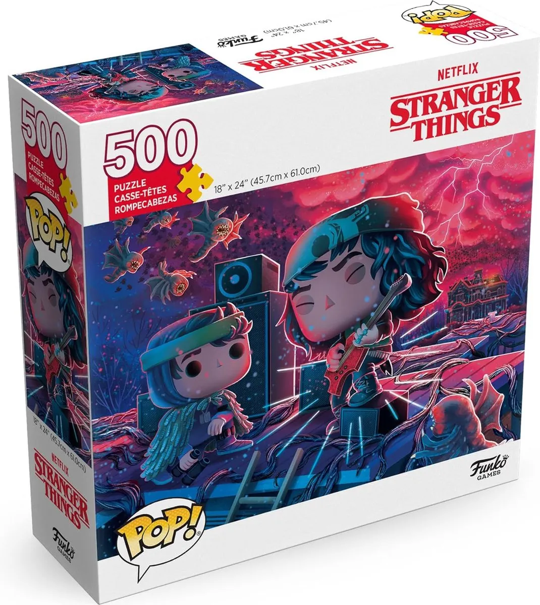 Funko Stranger Things Eddie met Gitaar Puzzle 74898 - Veelkleurig