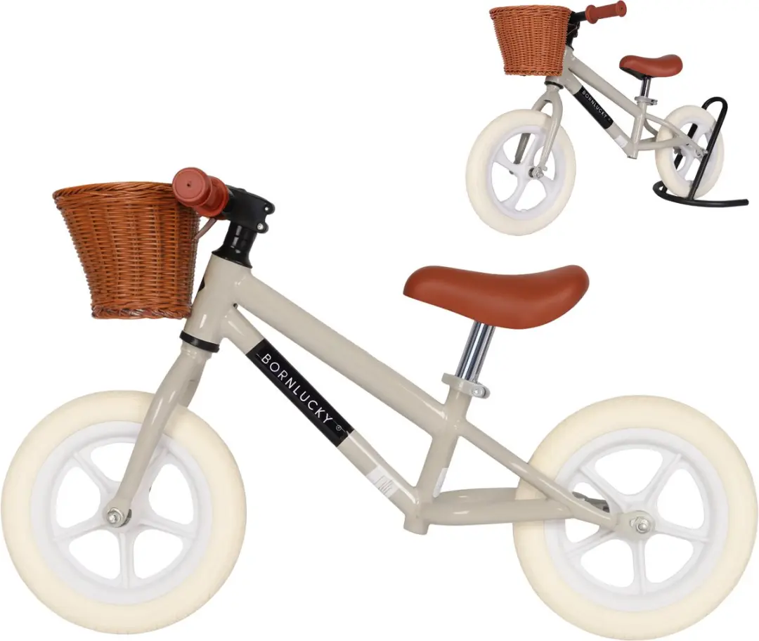 Born Lucky® Loopfiets Met Fietsmand