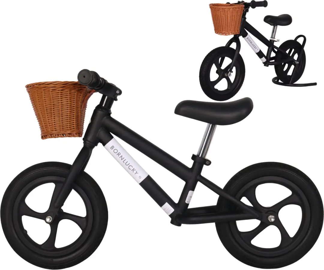 Born Lucky® Loopfiets Met Fietsmand