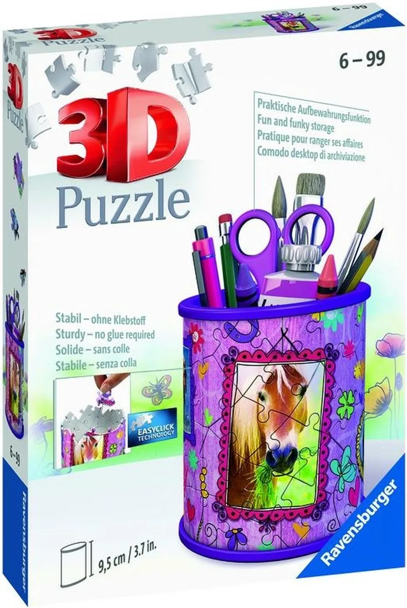 Ravensburger Pennenbak Paarden 3D Puzzel 54 Stuks