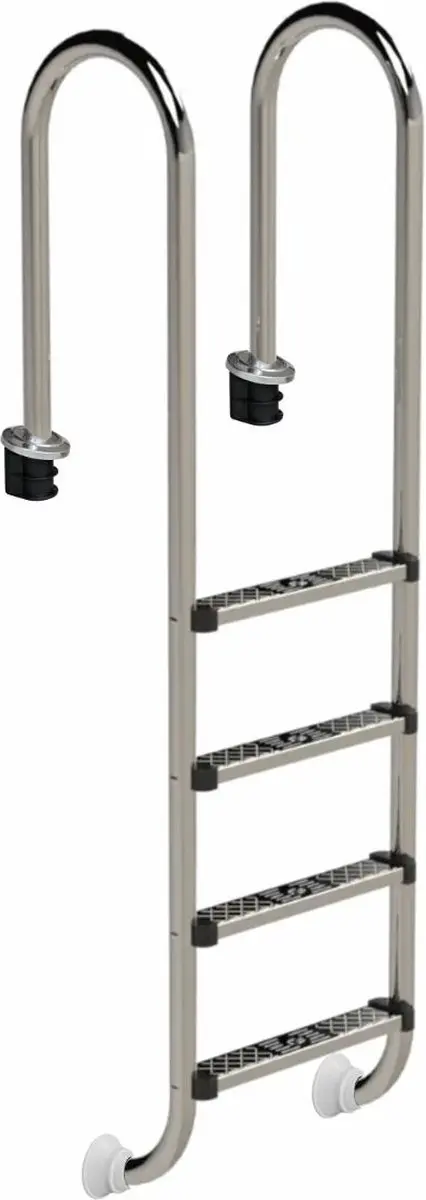 W'eau Muro RVS zwembadtrap 4 treden