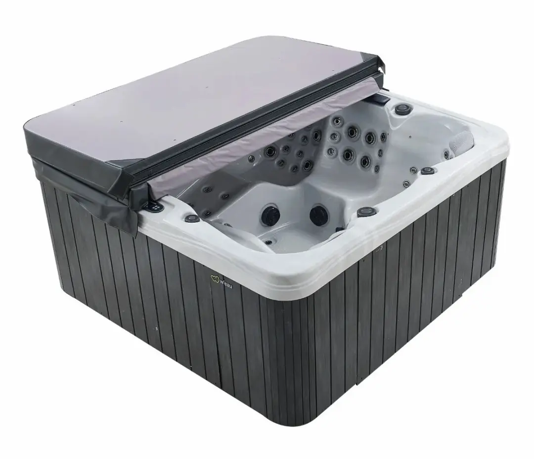 W'eau Geneva 5-persoons Spa - 70 Jets - 213cm - Grijs