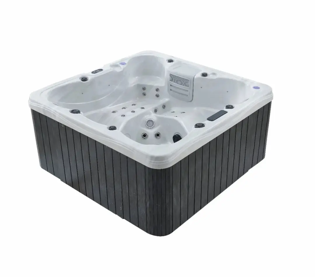 W'eau Geneva 5-persoons Spa - 70 Jets - 213cm - Grijs