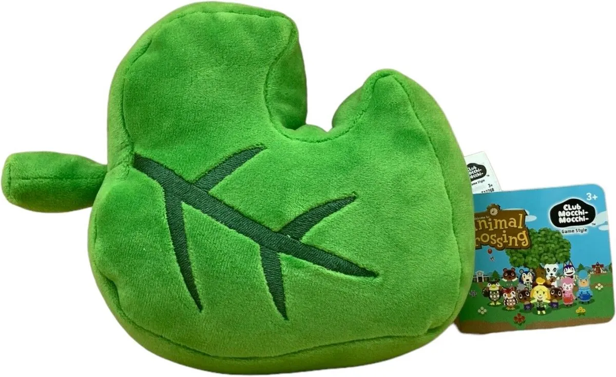 Tomy Animal Crossing Pluche Mocchi Mocchi Leaf - Groen