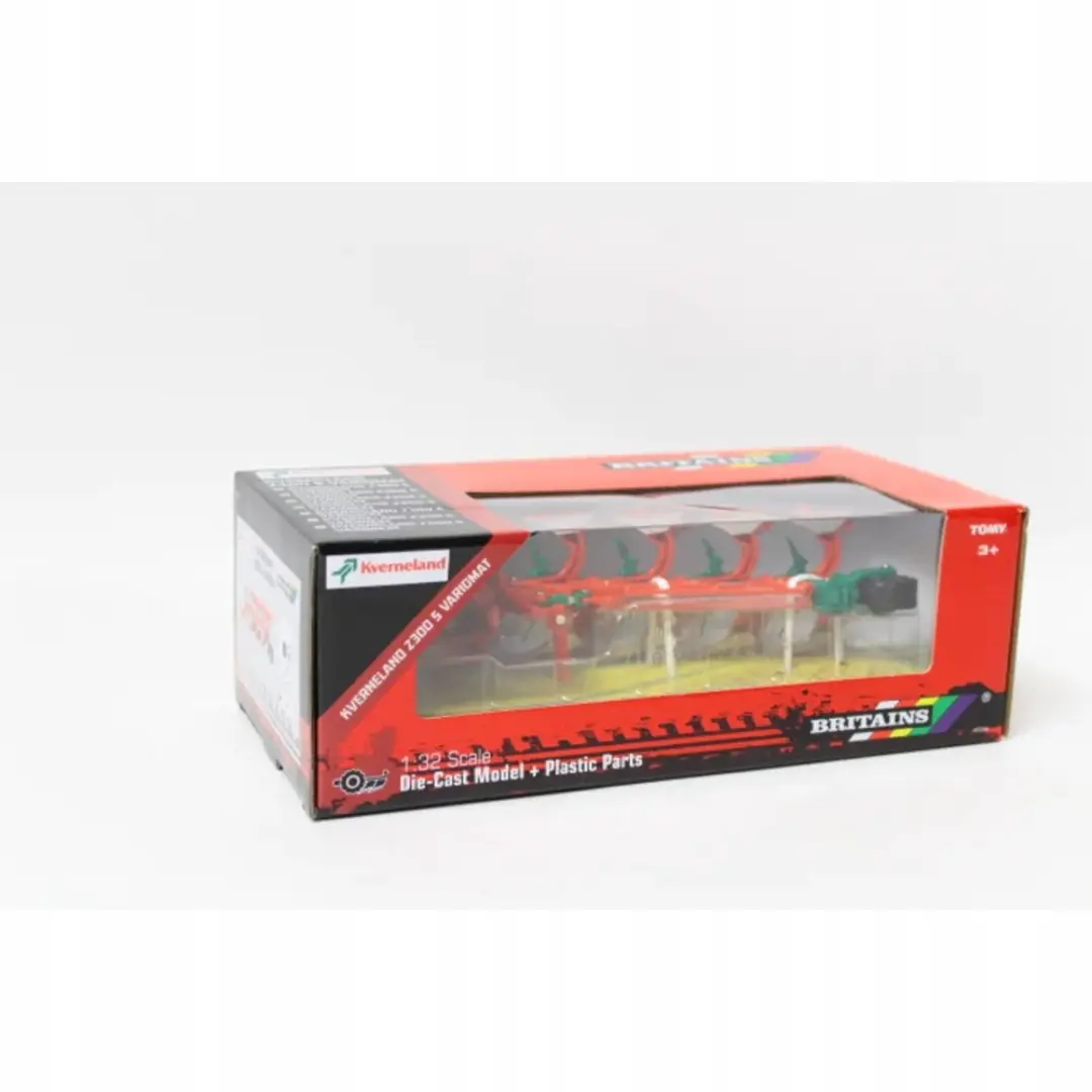 Britains Kverneland 2300S Ploeg 1:32 - Multikleur - afbeelding 4 van 6