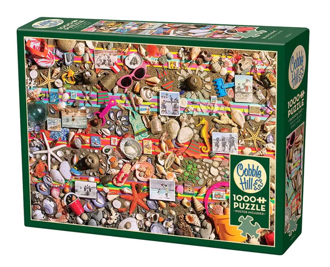 Cobble Hill Puzzel 1000 Stuks - Aan Zee - Meerkleurig - afbeelding 2 van 5