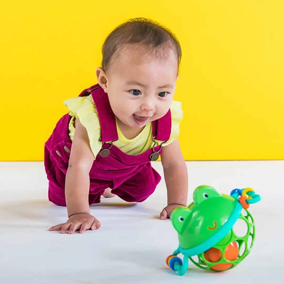 Oball Baby Rammelaar Jingle & Shake - Groen - 6 Stuks