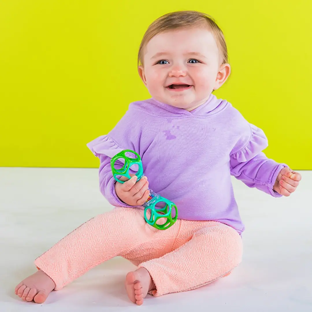 Oball Baby Rammelaar Shaker - 6 Stuks - Groen