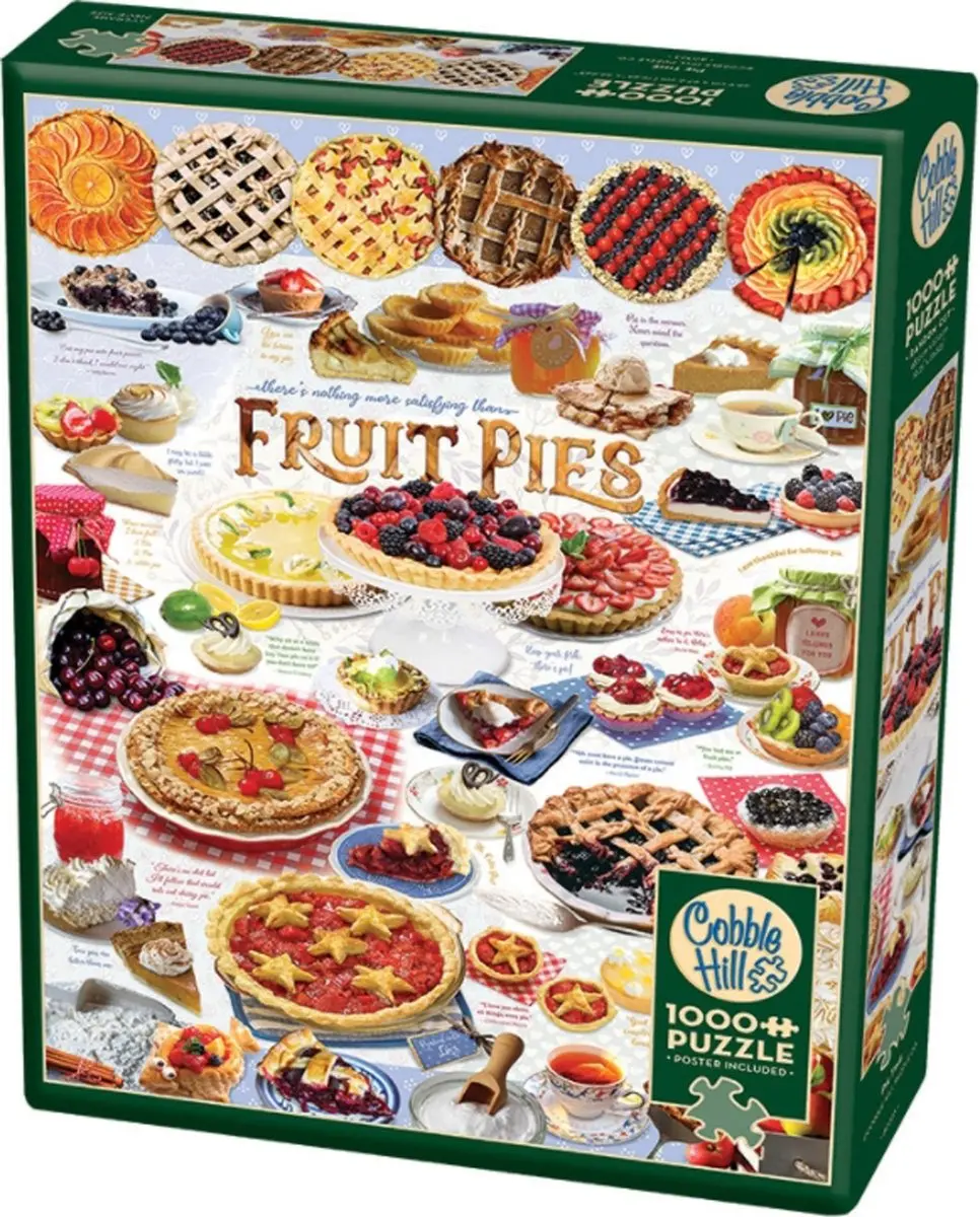 Cobble Hill Pie Time Legpuzzel 1000 Stuks - Multicolor