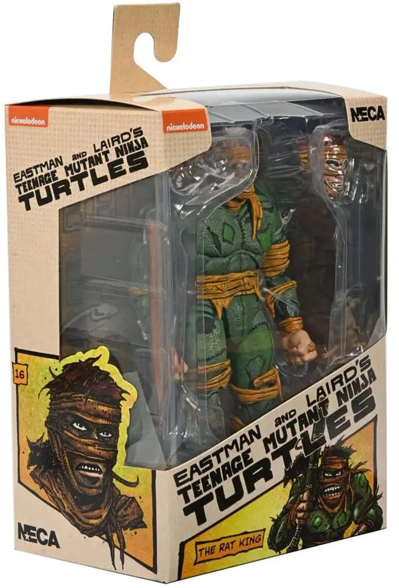 Neca Teenage Mutant Ninja Turtles Rat King Action Figuur 18cm - NECA54371-01 - Multi - afbeelding 3 van 6