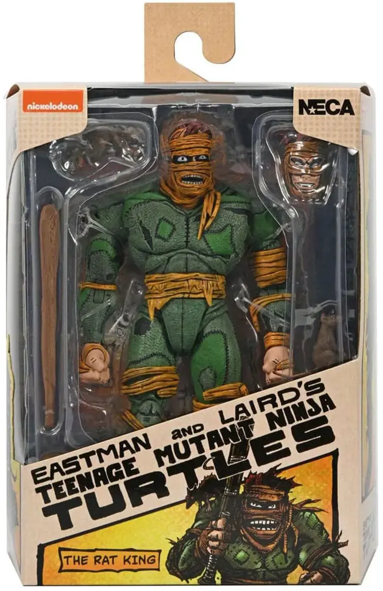 Neca Teenage Mutant Ninja Turtles Rat King Action Figuur 18cm - NECA54371-01 - Multi - afbeelding 2 van 6