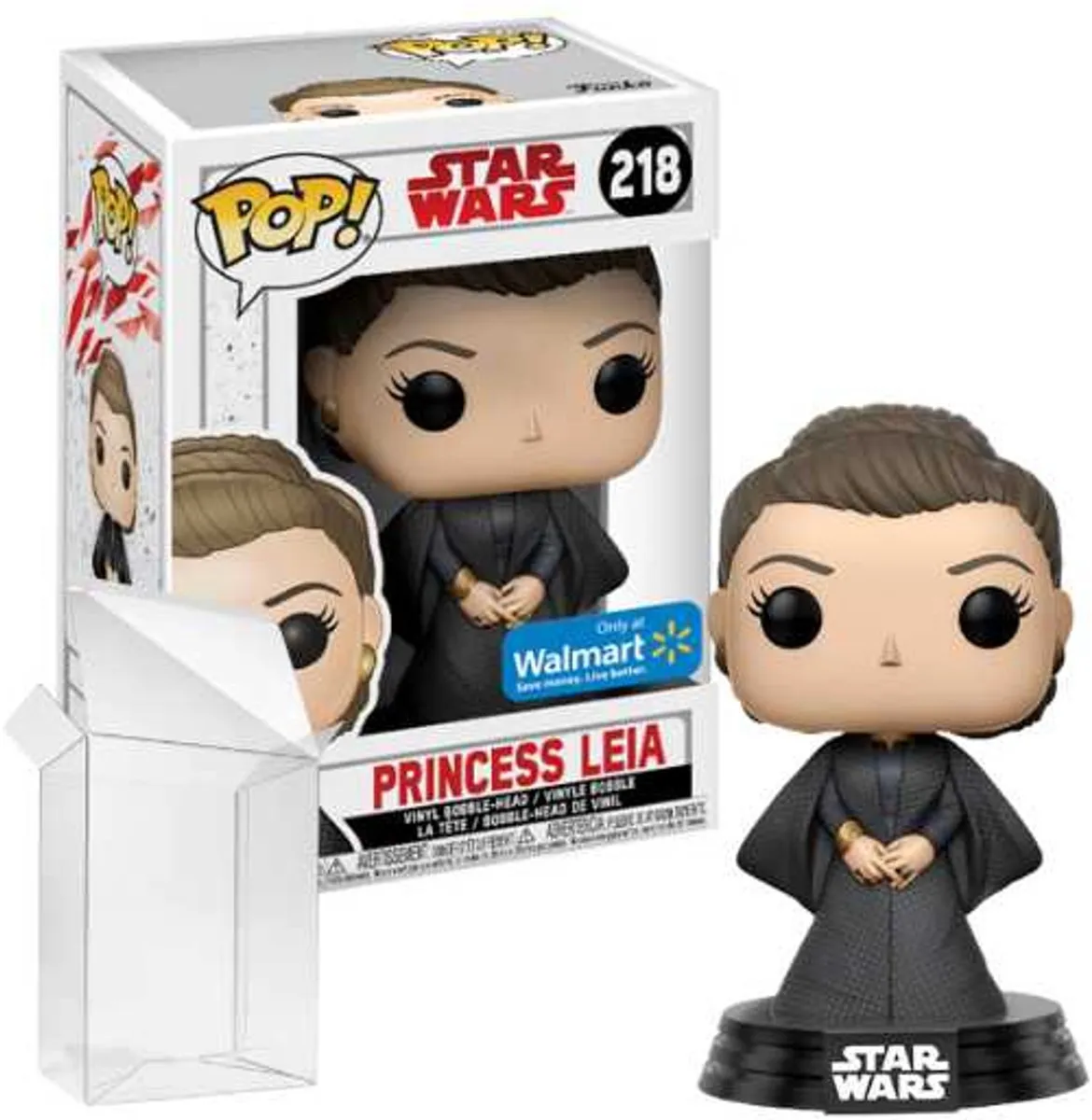 Funko Pop! Princess Leia Star Wars The Last Jedi 218 - afbeelding 6 van 6