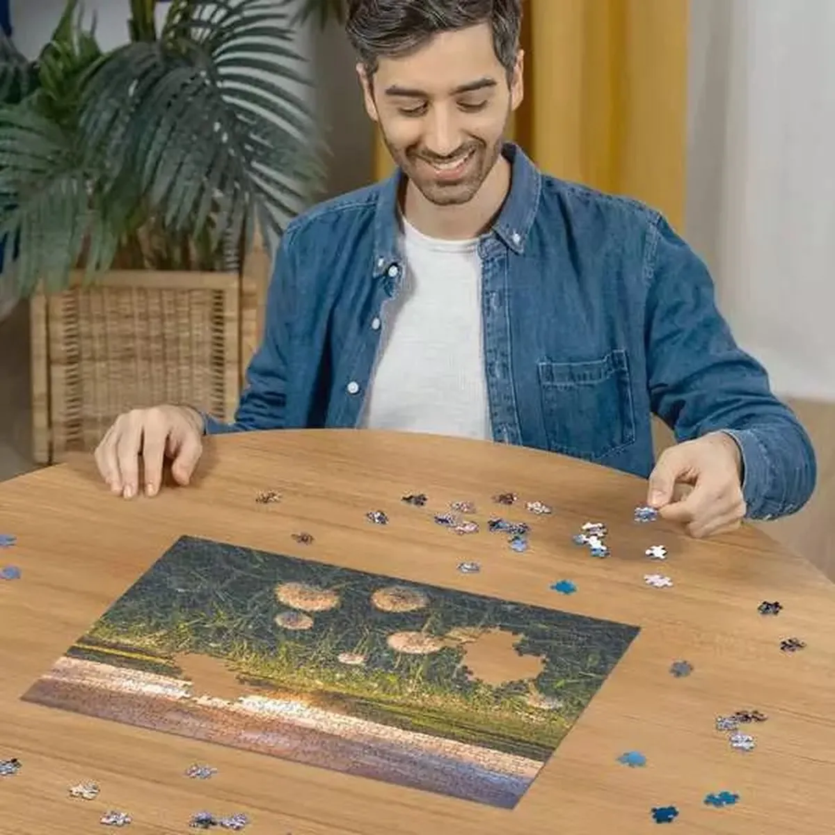 Ravensburger Nature Edition Paardenbloemen Zonsondergang Puzzel 500 Stuks