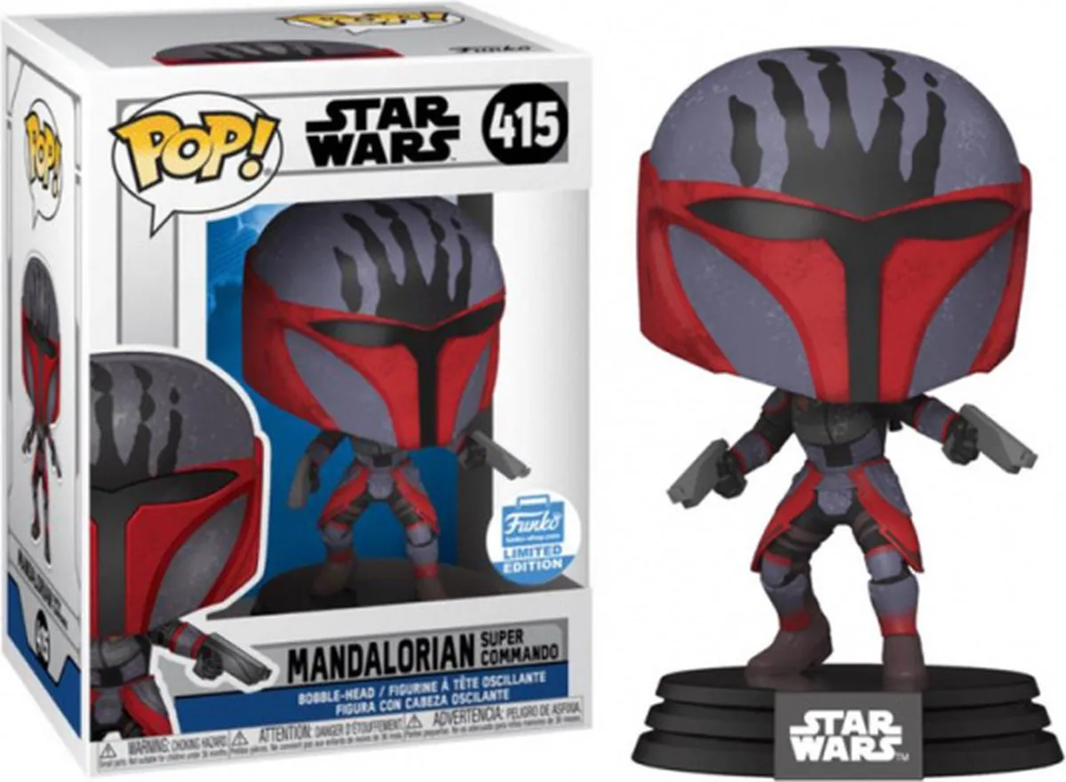 Funko Pop! Mandalorian Super Commando Star Wars #415