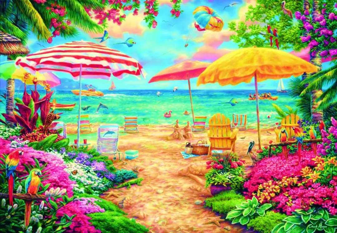 Bluebird Puzzle legpuzzel A Perfect Day at the Beach