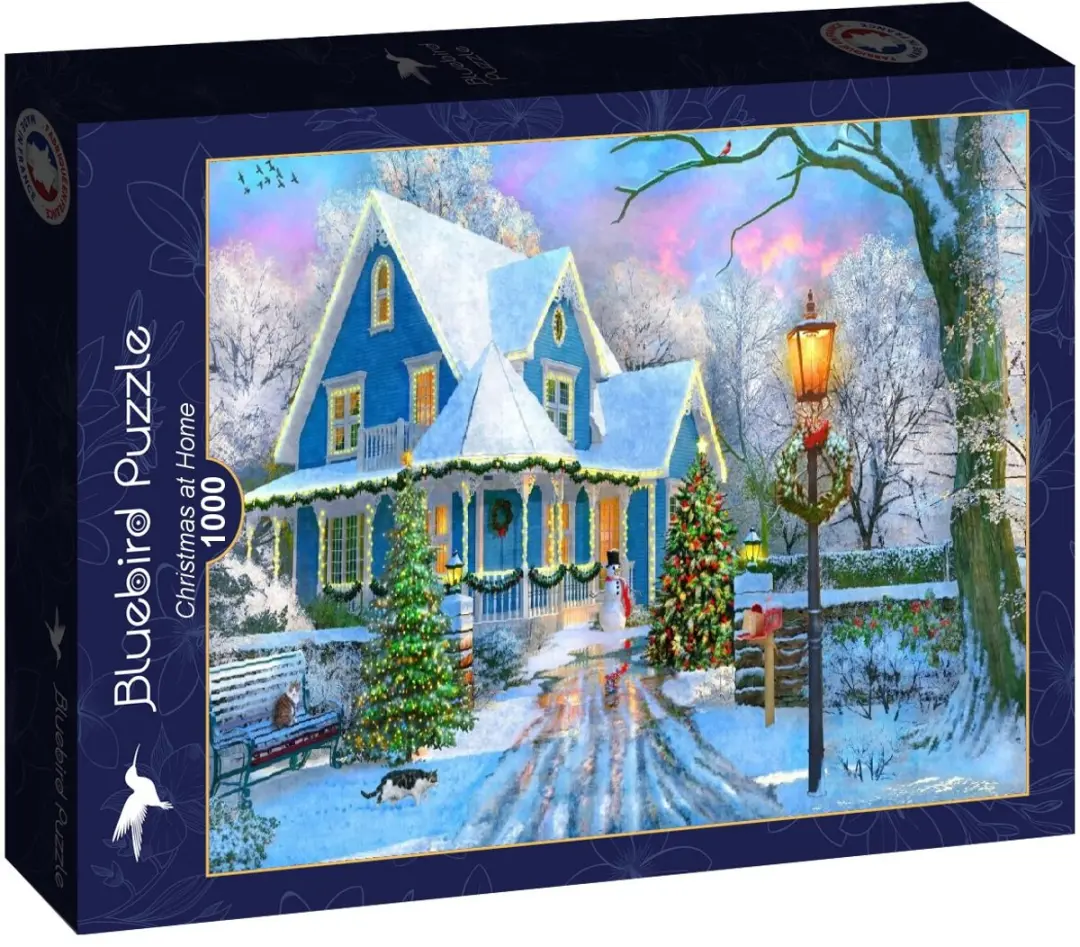 Bluebird Puzzle Christmas at Home 1000 Stuks - 1000 Puzzelstukken