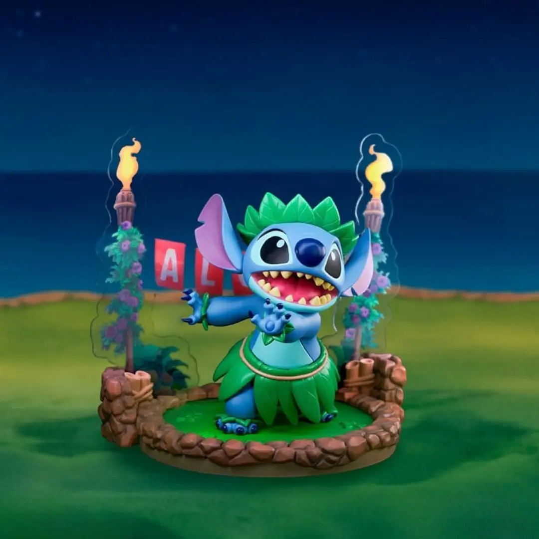 Lilo & Stitch Stitch Hula Dance Verzamelfiguur - Multicolor - afbeelding 6 van 6