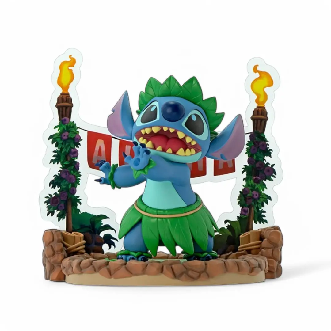 Lilo & Stitch Stitch Hula Dance Verzamelfiguur - Multicolor
