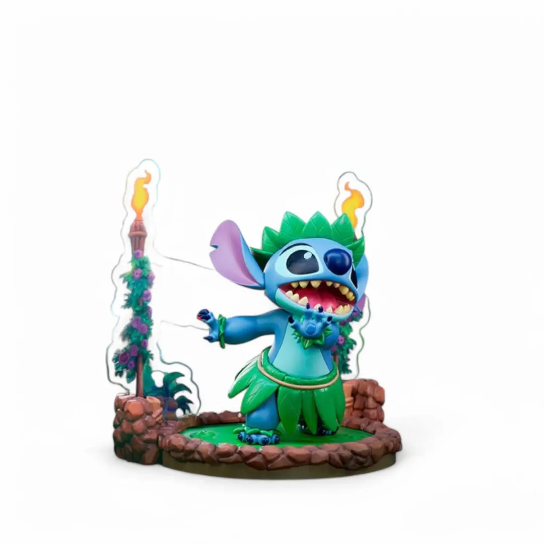 Lilo & Stitch Stitch Hula Dance Verzamelfiguur - Multicolor