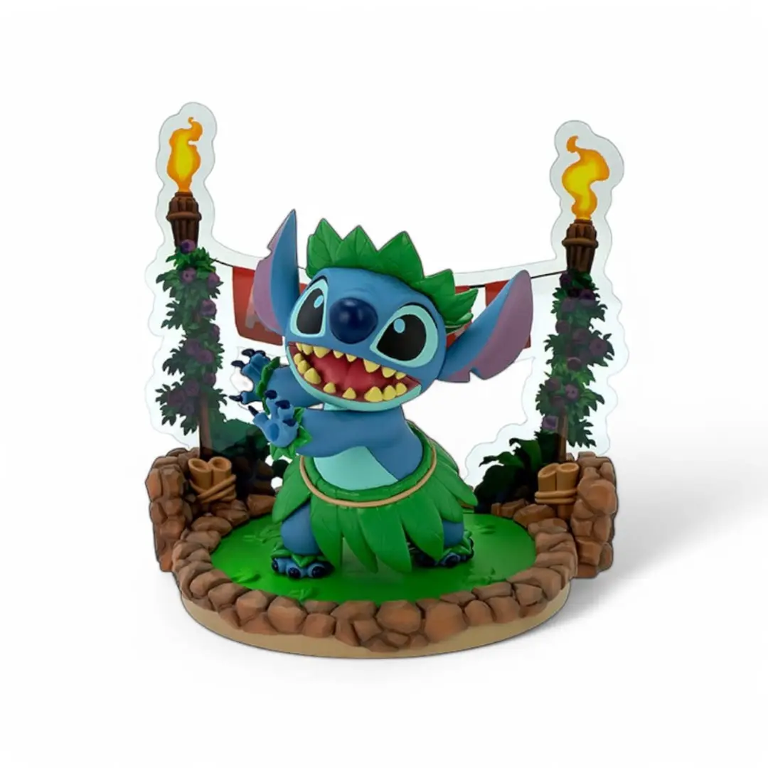 Lilo & Stitch Stitch Hula Dance Verzamelfiguur - Multicolor